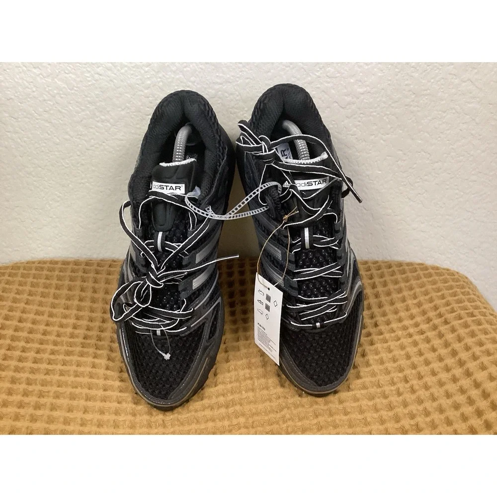 adidas Adistar Control 5 Mens Sz 8.5 Core Black Cloud White Carbon KI6150
